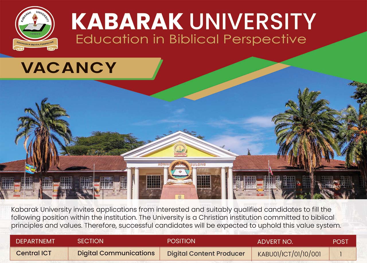 Job Vacancy: Digital Content Producer