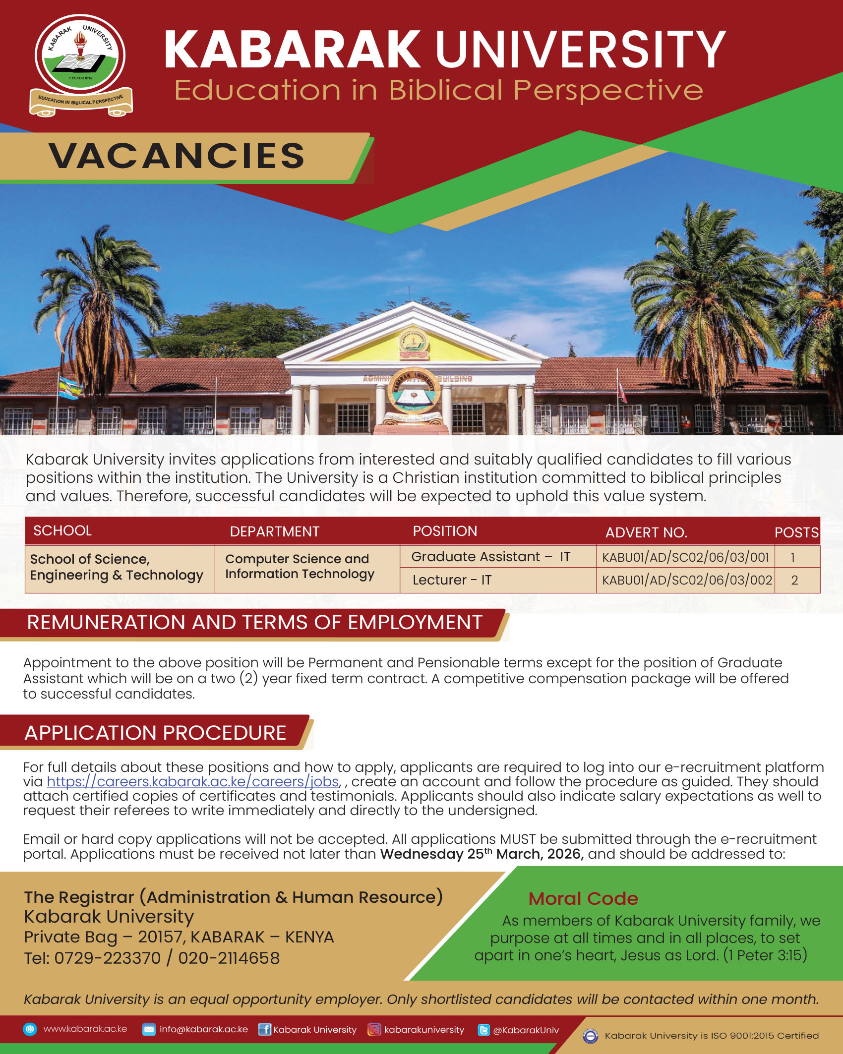 KABU Job Advert Template July 2022 01