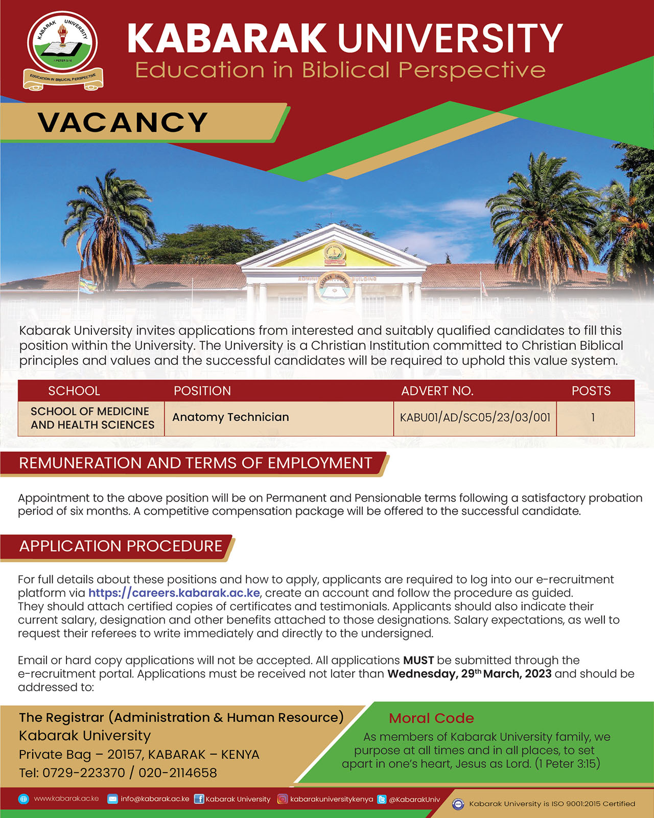 KABU Job Advert Template July 2022 01