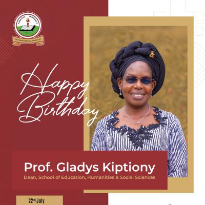 Prof. Gladys Kiptiony