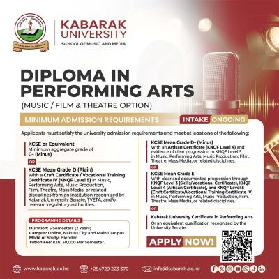 Diploma In Perfoming Arts 1280