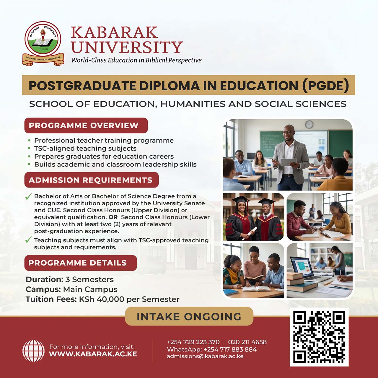 new programme pgde sehss 1280