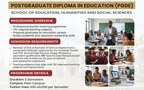 Postgraduate Diploma in Education (PGDE)