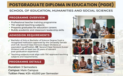 Postgraduate Diploma in Education (PGDE)