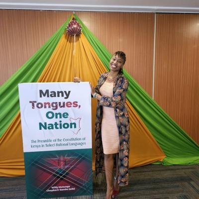 Chepkorir Sambu Co Editor Of Many Tongues1