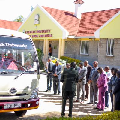 Dedication of School of Music and Media Ultra-Modern Studio and New University Minibus